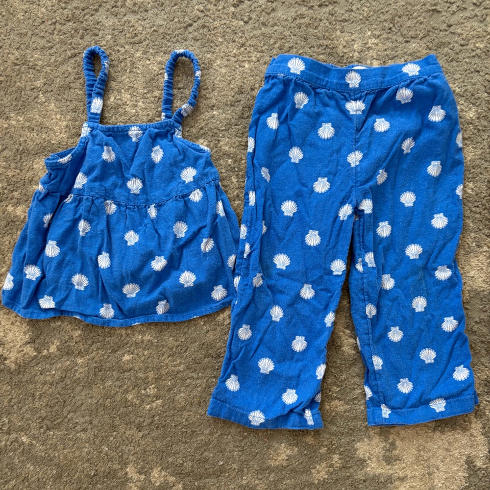 Vineyard Vines Blue and White Kids Matching Set